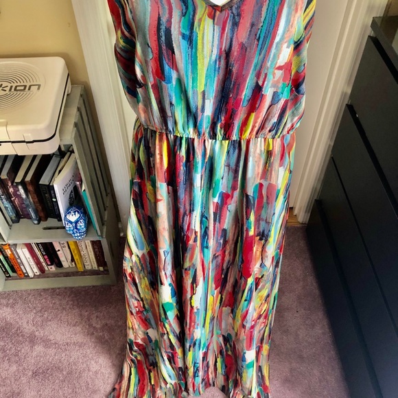 Maxi dress fully lined multi color - Picture 7 of 7